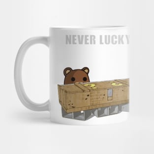 Never lucky mystery box Mug